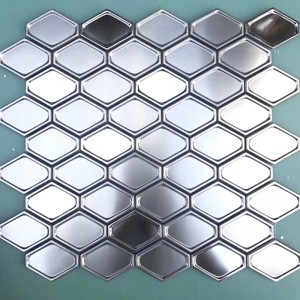 Tuile de mosaïque de lanterne d'acier inoxydable de tuile de mur de conception la plus récente pour la dosseret de cuisine