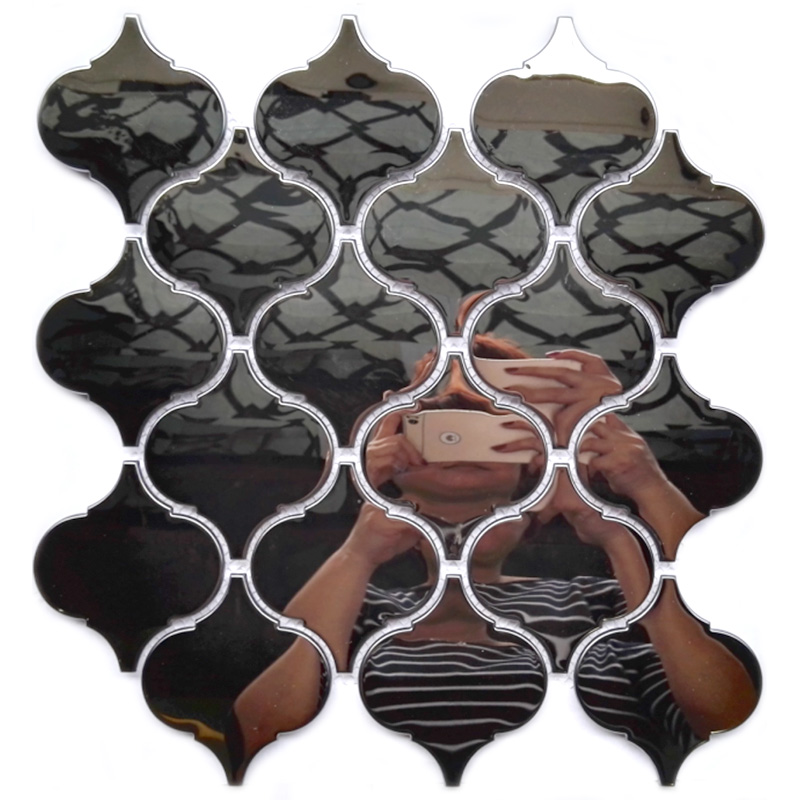 Tuile de mosaïque de forme de lanterne d'acier inoxydable de tuile de nouveau mur de conception pour la dosseret de cuisine