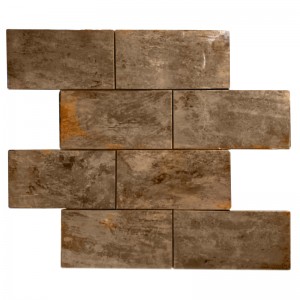 Tuile de mosaïque de dosseret de cuivre pour la salle de bains et la décoration