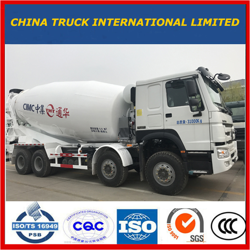 Camion de mélangeur concret diesel de ciment résistant de HOWO 6 * 4 8m3