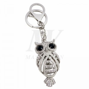 Porte-clés OWL en métal avec cristaux_KC17-014