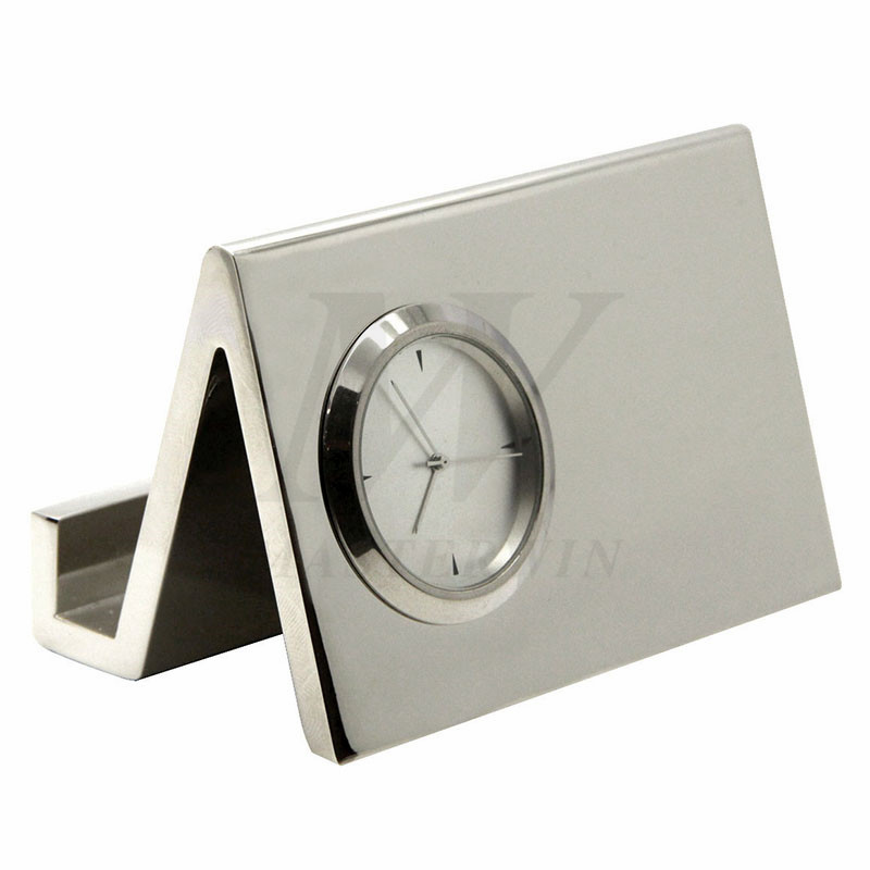 Horloge de bureau avec porte-cartes_B3601