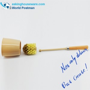 Poignée de plage Akbrand Toilet Brush avec support à bol