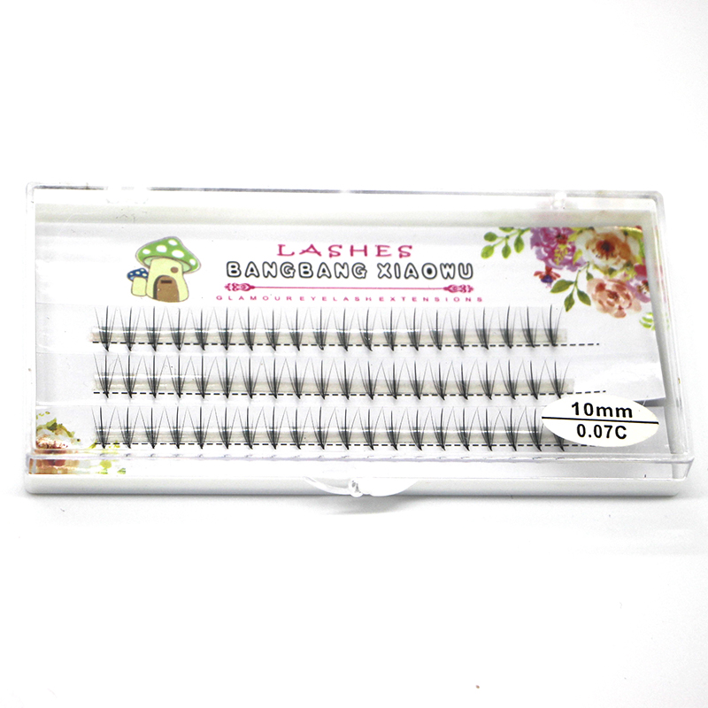 Meilleur vendeur 100% Qingdao Factory 5DVolume lashes avec milieu plat