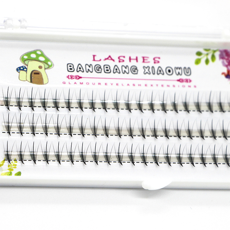 Meilleur vendeur 100% Qingdao Factory 5DVolume lashes avec milieu plat