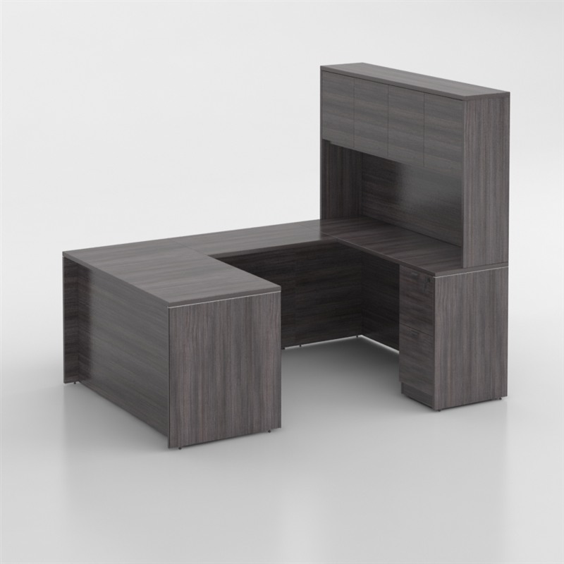 Mobilier de bureau en stratifié pour le marché américain - bureaux, bureau de direction en U et meubles de bureau