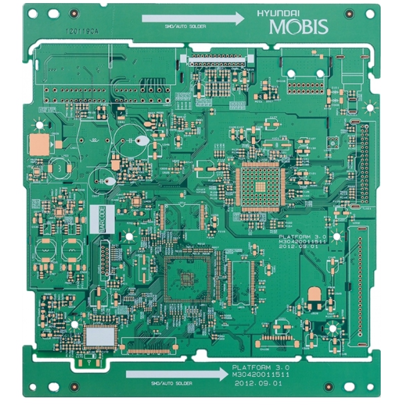 CIs hybrides HDI haute fréquence à 4 couches remplis de résine