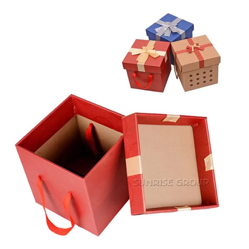 Boîte de papier de la collection cadeau d'emballage de carton petit cube