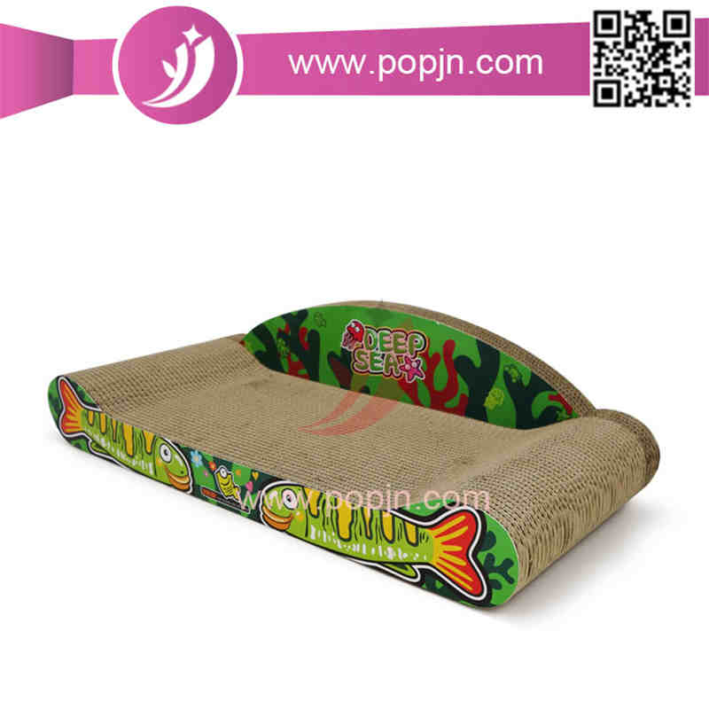 Scratcher recyclable de chat de carton de rayure de lit de salon de protection de grattoir recyclable