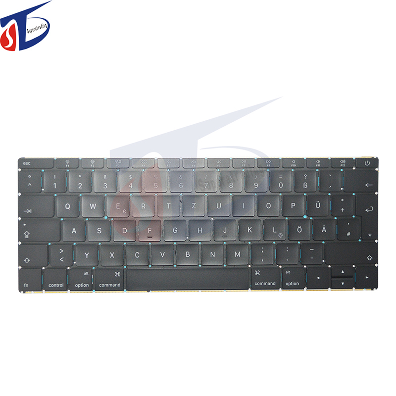 Clavier allemand de remplacement A1534 sans rétroéclairage pour Apple MacBook Retina 12 '' A1534 2015 Keyboard