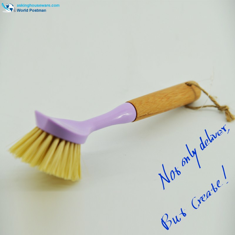 Akbrand Brosse De Nettoyage Pour Vaisselle En Bambou