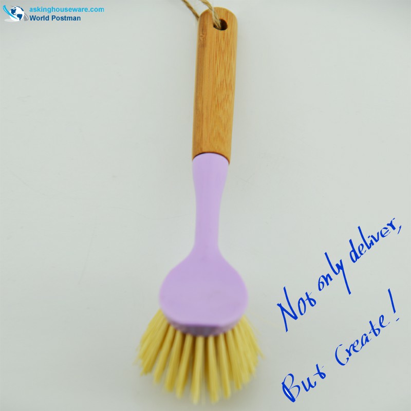 Akbrand Brosse De Nettoyage Pour Vaisselle En Bambou