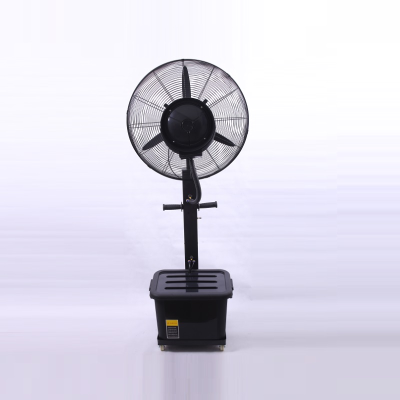 26inch réglable nouveau style usine rechargeable ventilateur brouillard eau stand ventilateur industriel de brouillard, eau ventilateur extérieur