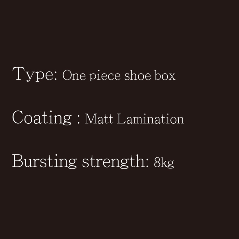 Boîte à chaussures une pièce type5