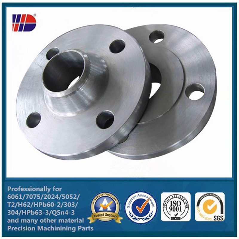 bride en aluminium d'usinage cnc personnalisée non standard