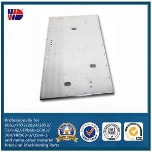 Plaque en aluminium de grande taille bon Finition cnc Usinage de pièces Service de fabrication