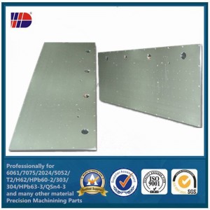 Plaque en aluminium de grande taille bon Finition cnc Usinage de pièces Service de fabrication
