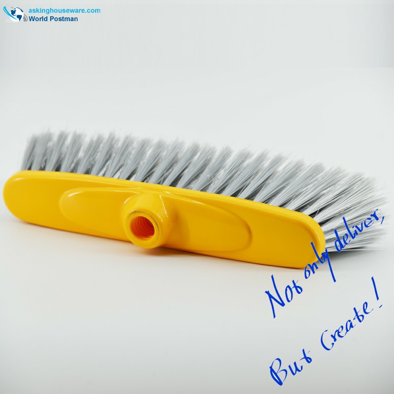 Tête de balai en plastique Akbrand avec plateau à brosse en forme de broche