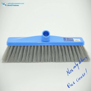 Tête de balai en plastique Akbrand avec planche de brosse plus large à filetage oblique