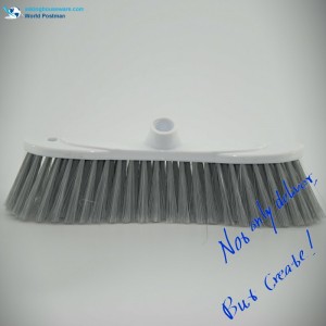 Akbrand Tête de balai-brosse en plastique avec embout de brosse à filetage oblique