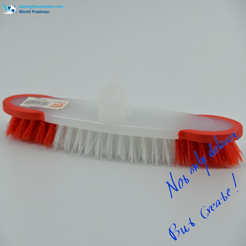Akbrand Petite Taille Push Brush avec TPR Bordure Brush Board Court Dur Poils En PP