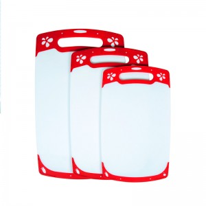 Planche à découper de cuisine sans BPA et au lave-vaisselle (ensemble de 3 pièces)