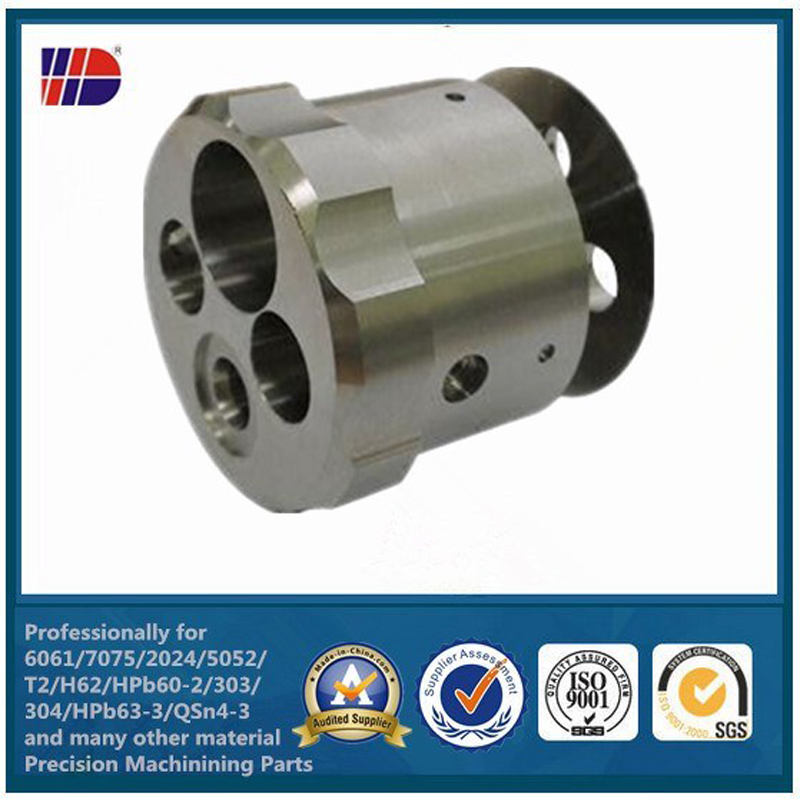 Pièces de usinage de précision de commande numérique par ordinateur en aluminium d'acier inoxydable d'OEM pour le cylindre hydraulique