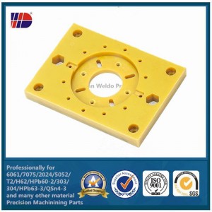 Les pièces de fraisage tournées par plastique de précision de pièces de commande numérique par ordinateur de POM