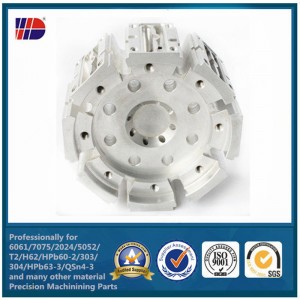 Pièces de rechange mécaniques à commande numérique en aluminium à usinage précis