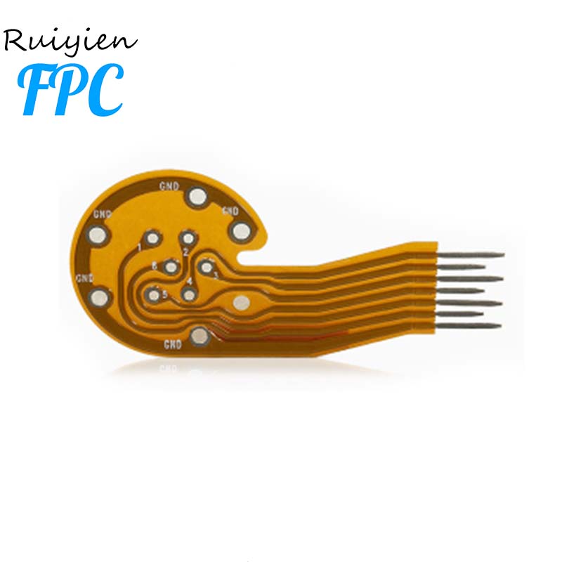 Bonne qualité pas cher fpc 1020 flexible circuit imprimé pcb capacitif fpc capteur d'empreintes digitales pour système d'inscription d'électeur
