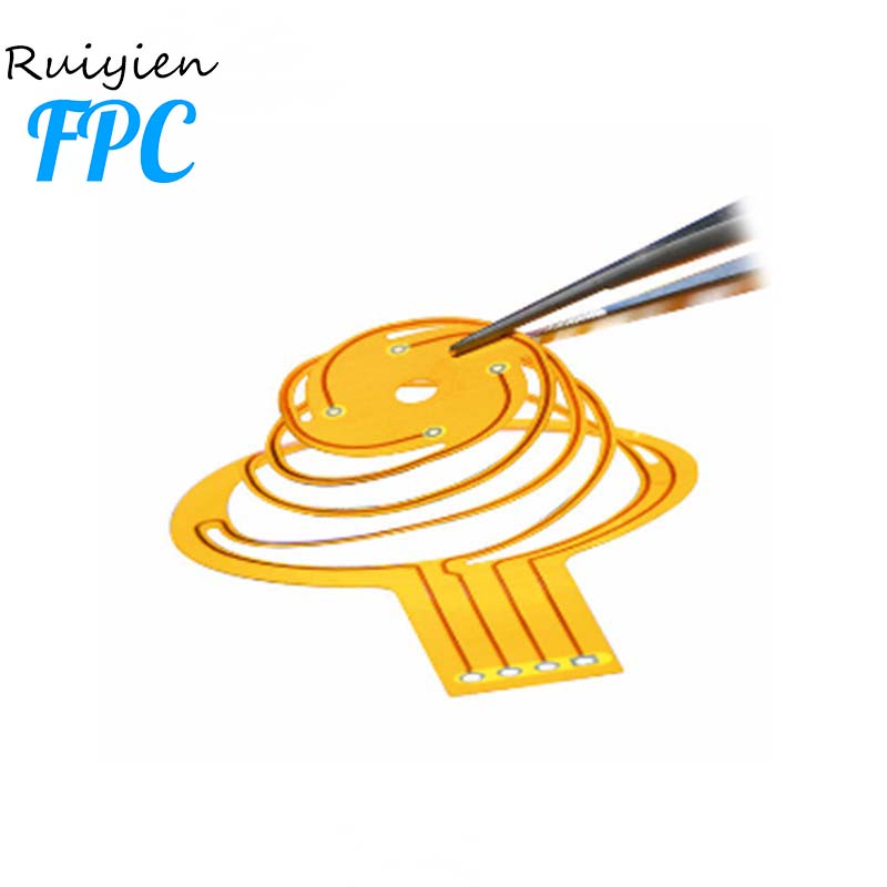 Assemblage Fpc fabricant pour 1020 empreintes digitales capteur doigt d'or FPC câble Fabricant Flexible Circuit Imprimé usine