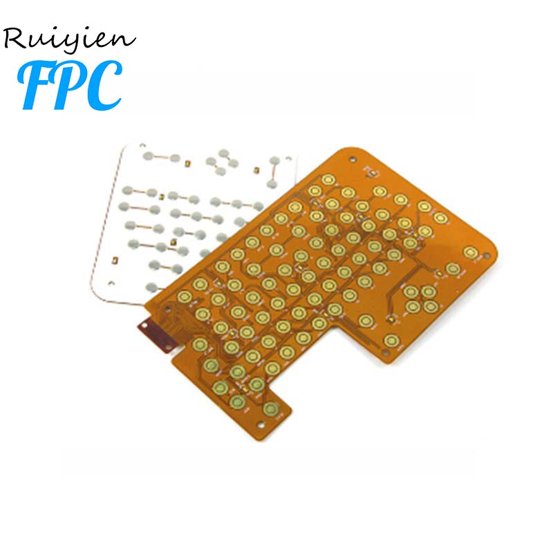 Fabrication de circuits imprimés flexibles fpc adhésif polyimide matériel doigt d’or Fingerprint flex carte de circuit imprimé câble fpc