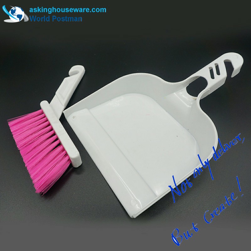 Akbrand petit balai brosse à poussière avec brosse en forme de L