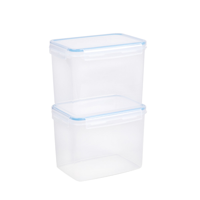 Récipients d'entreposage des céréales en plastique étanches, sans BPA, de cuisine avec couvercles verrouillables - Ensemble de 4 (122.99 oz / 3.6L)