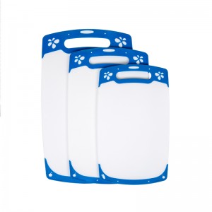 Ensemble de planche à découper en plastique de différentes tailles avec un design unique et antidérapant