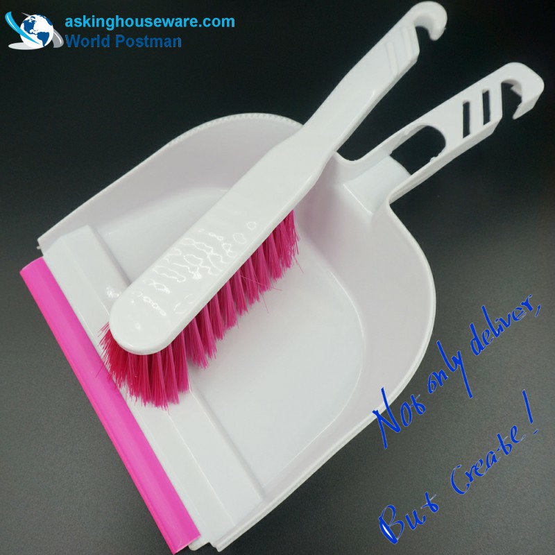 Akbrand Square Dustpan Balai à brosse avec poignée