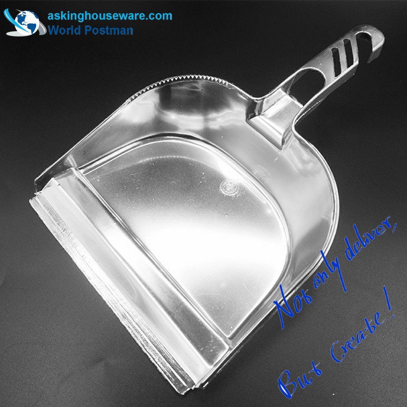 Akbrand Square Dustpan Balai avec revêtement en argent