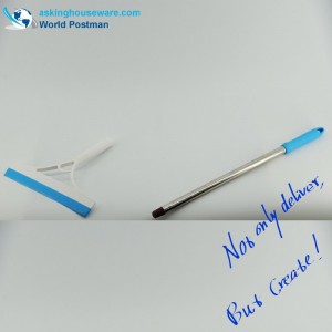 Raclette pour vitre Akbrand de 66 cm à manche long avec tuyau en acier inoxydable