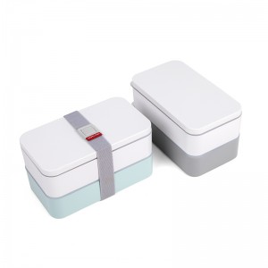 Boîte de bento en plastique écologique pour enfants sans bureau / micro-ondes sans BPA