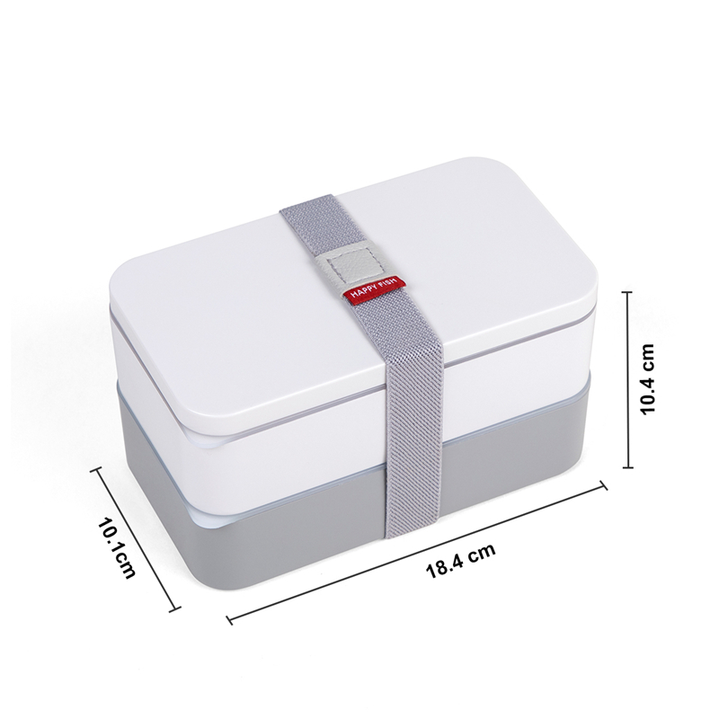 Boîte de bento en plastique écologique pour enfants sans bureau / micro-ondes sans BPA