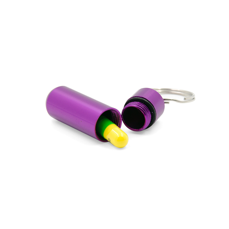 Capsule en alliage d'aluminium avec porte-clés