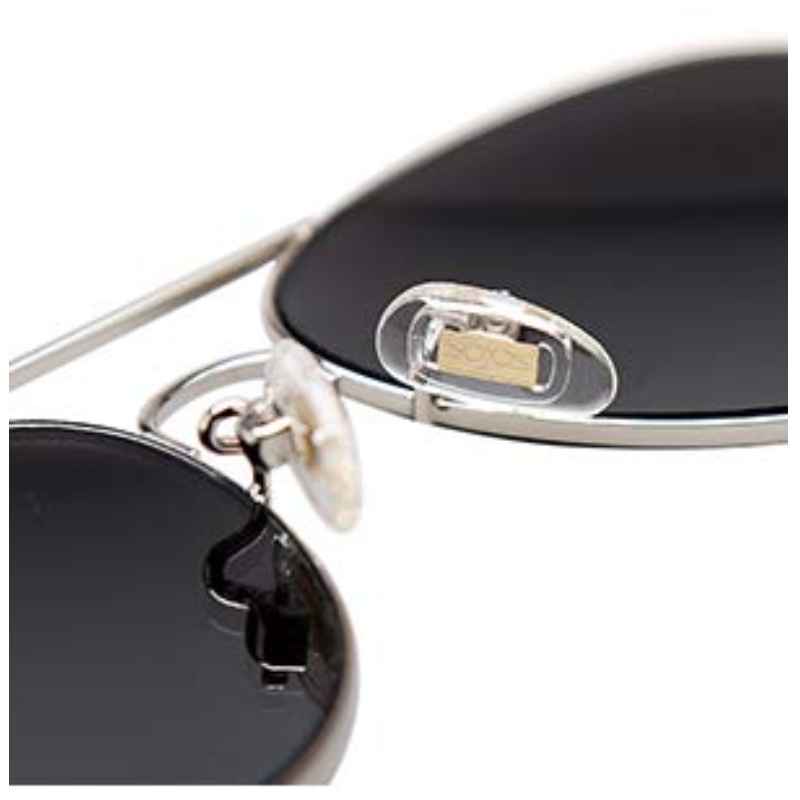 Lunettes de soleil à monture plate pour lunettes de soleil aviateur classiques avec monture en métal et charnières à ressort