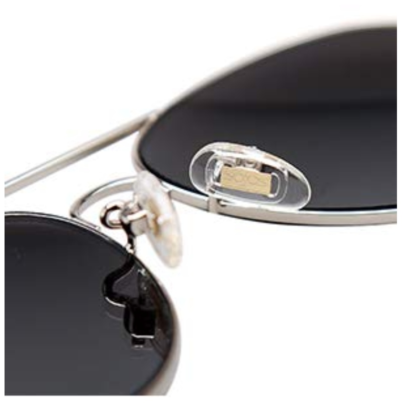 Lunettes de soleil à monture plate pour lunettes de soleil aviateur classiques avec monture en métal et charnières à ressort