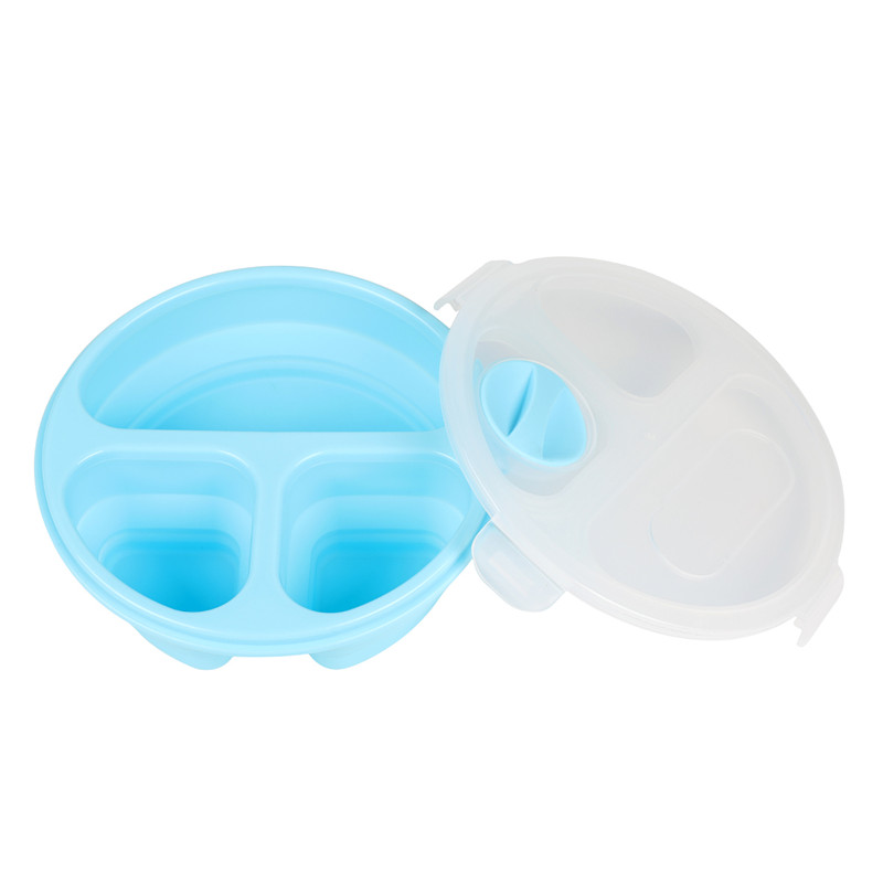 Boîte à bento extensible et pliable pour contenants en silicone pour boîtes à bento, contenants en plastique pour aliments