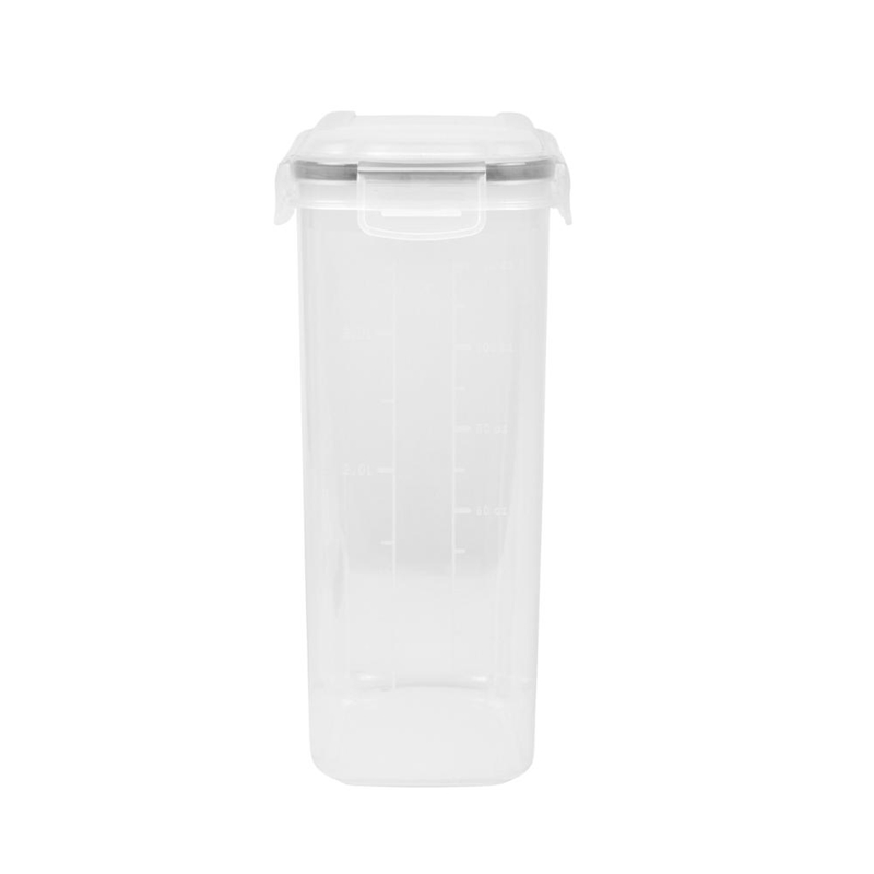 Ensemble de récipients pour conserver les céréales à sec hermétiques, 2 pièces, 4 côtés, couvercle verrouillable