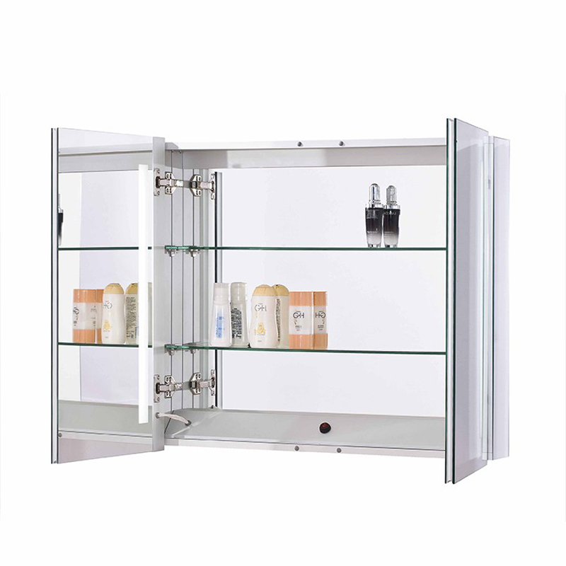 Cabinet de médecine miroir-ENE-AC-103 de miroir éclairé à contre-jour éclairé par LED de luxe de l'UE et des Etats-Unis