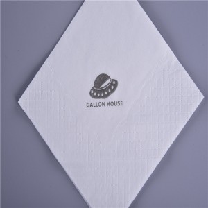 Serviettes en papier cocktail design personnalisées pour restaurants