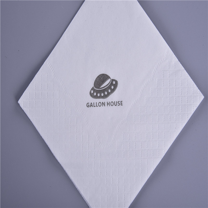 Serviettes en papier cocktail design personnalisées pour restaurants