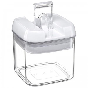 Jeu de 6 conteneurs de stockage de céréales en plastique hermétiques en plastique sans BPA