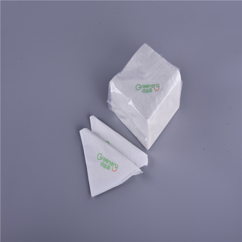 serviettes de table en papier imprimées sur mesure 1/4 Off Fold